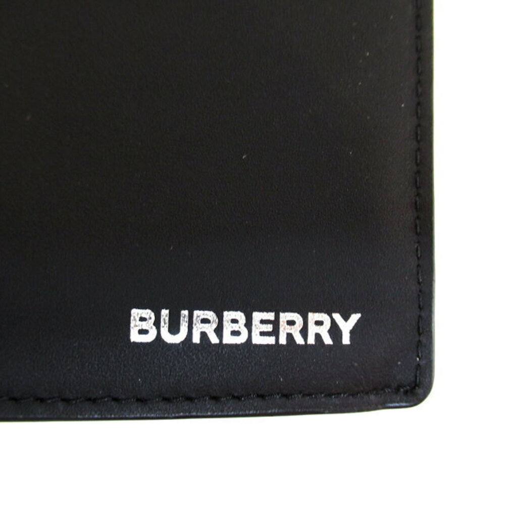 Burberry Zip Gray Long Leather Wallet Bifold - Picture 6 of 10